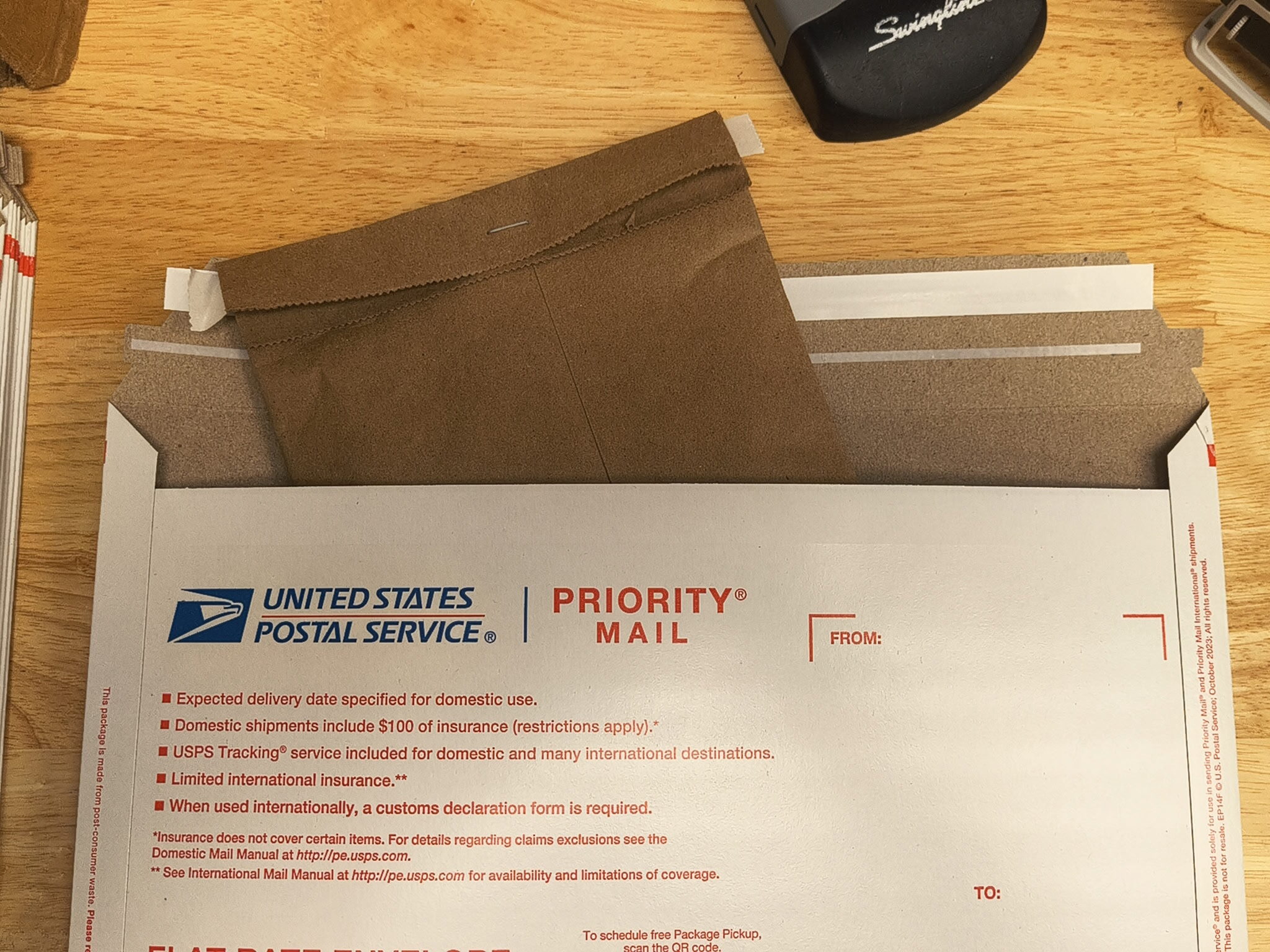 We double package our shipping.